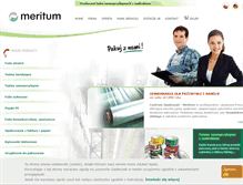 Tablet Screenshot of meritum-torun.pl